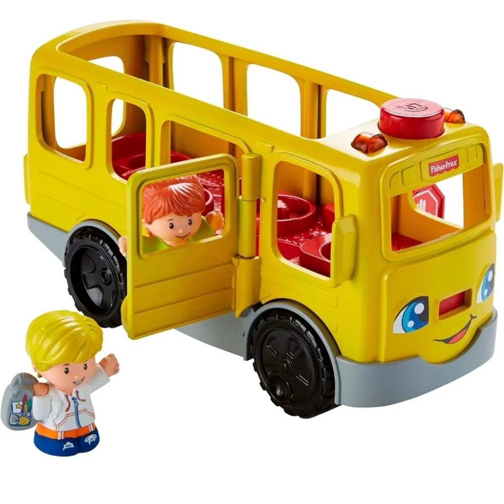 Fisher-Price Little People‎ Sit with Me Smiling Yellow School Bus with Figures